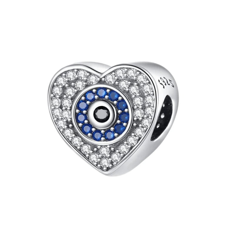 "Nazar Boncuk" Turkish Eye Heart Charm