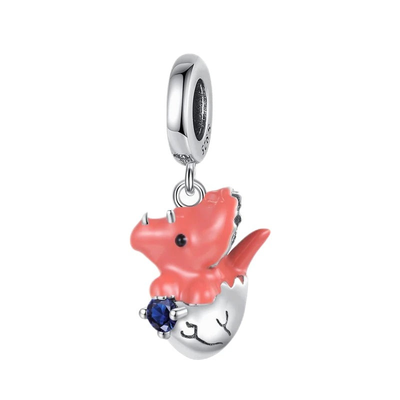 Baby Triceratops Charm