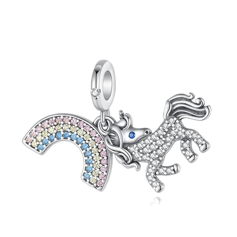 Rainbow and Unicorn Charm