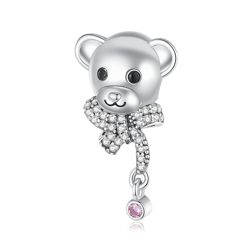 Teddy Bear Head Charm