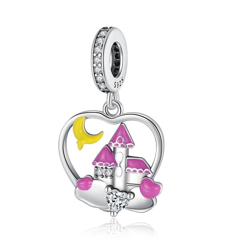 Pink Castle Charm