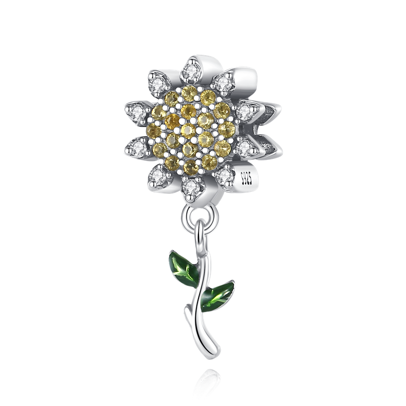 Yellow Flower Charm