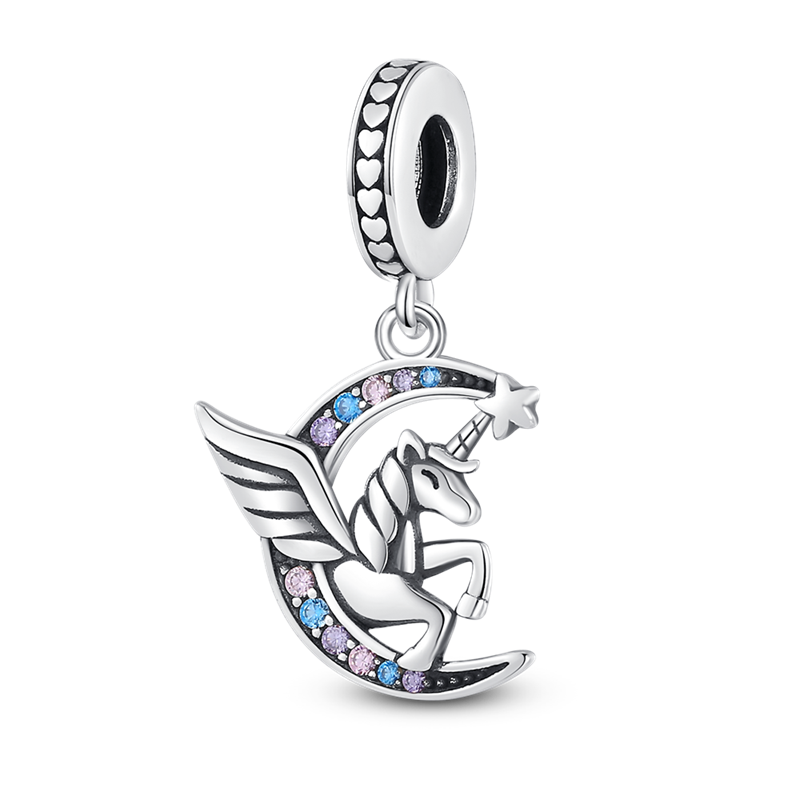 Moon Unicorn Charm