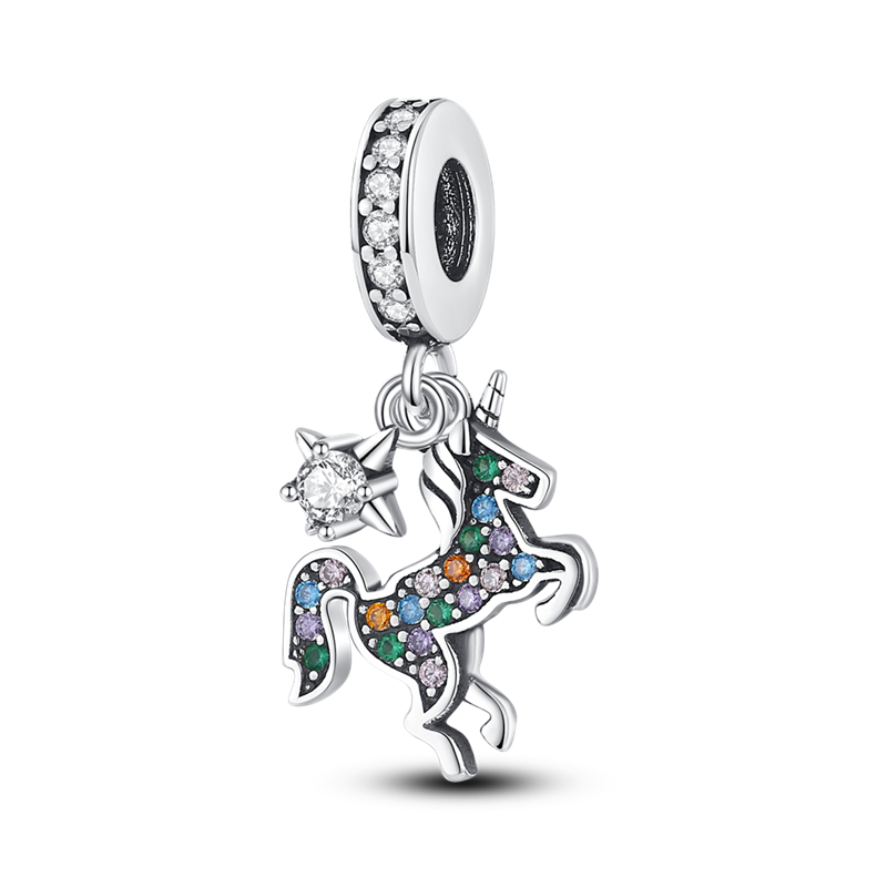 Unicorn & Star Charm