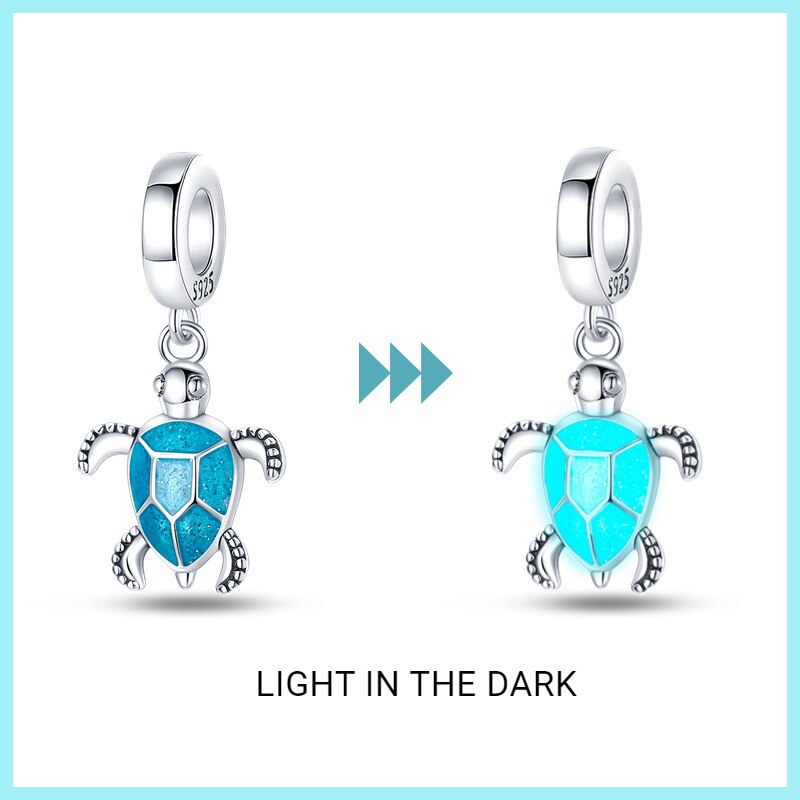 Glowing Turtle Charm