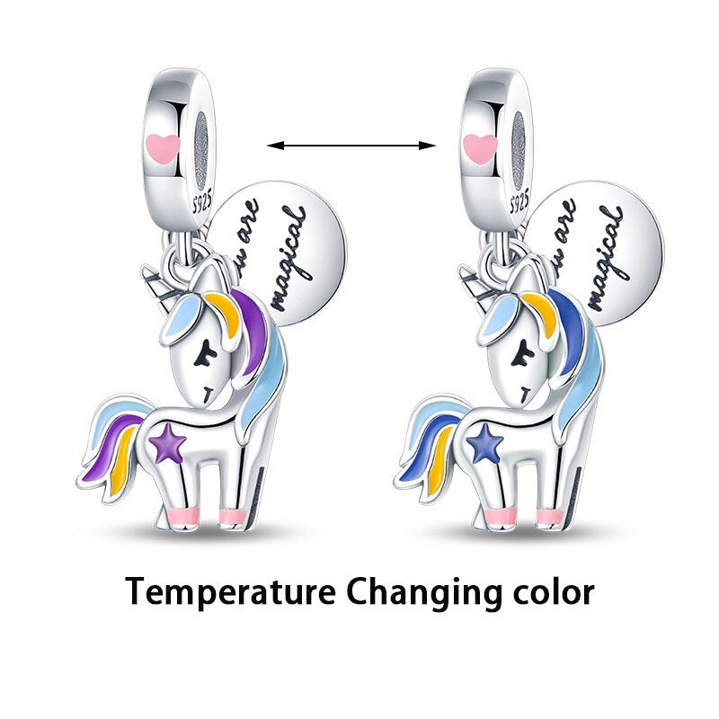 Glowing Magic Unicorn Charm