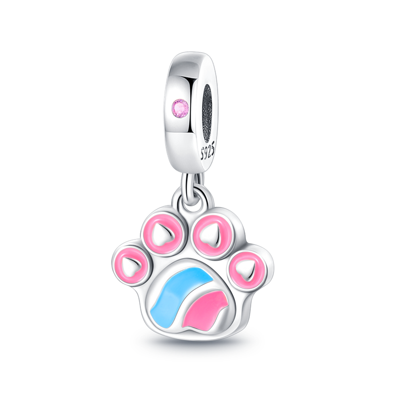 Loving Kitten Paw Charm