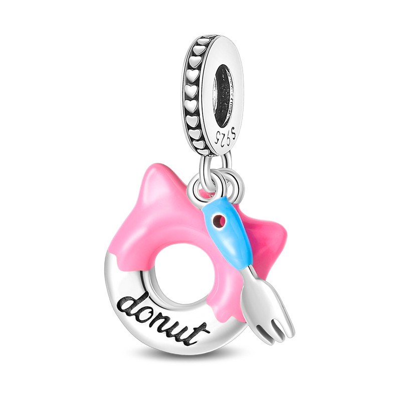 Feline Donut Charm