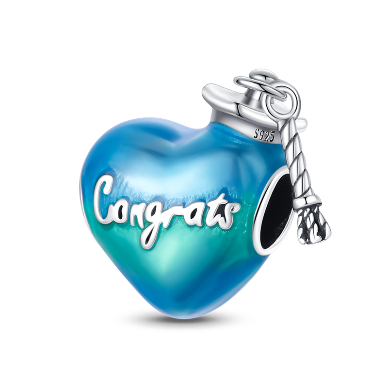 "Congrats Heart" Charm