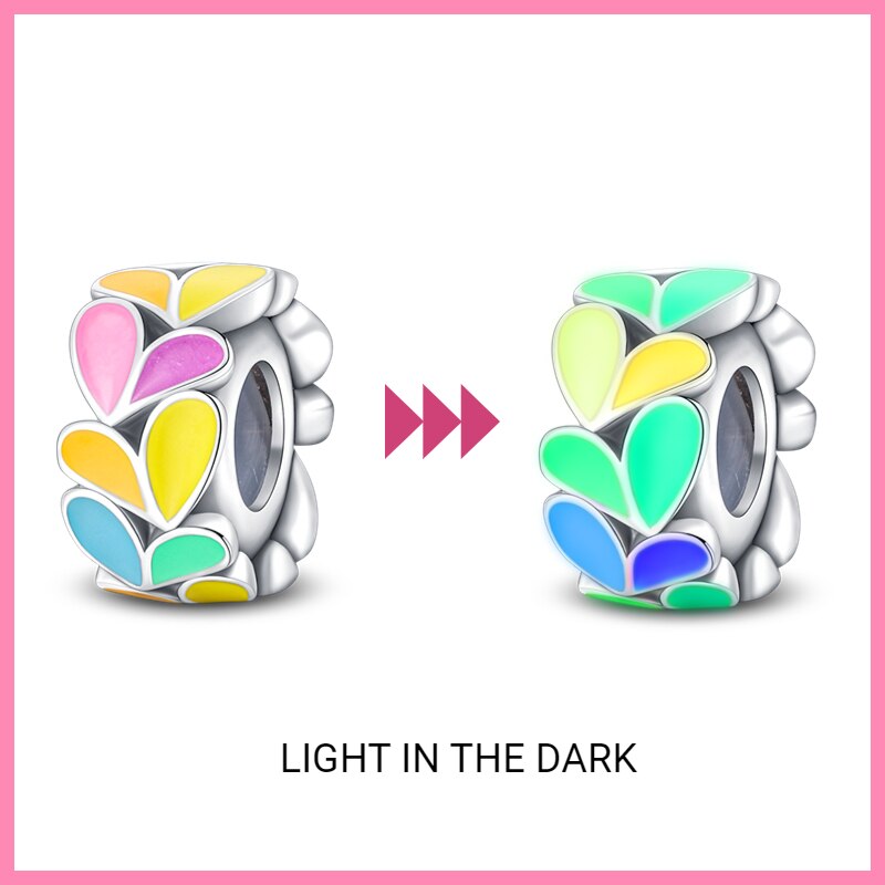 Fluorescent Butterfly Wings Charm