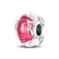 Thumbnail for Pink Star Bead Charm