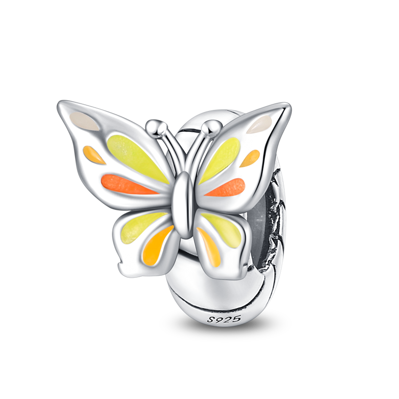 Spring Butterfly Bead Charm