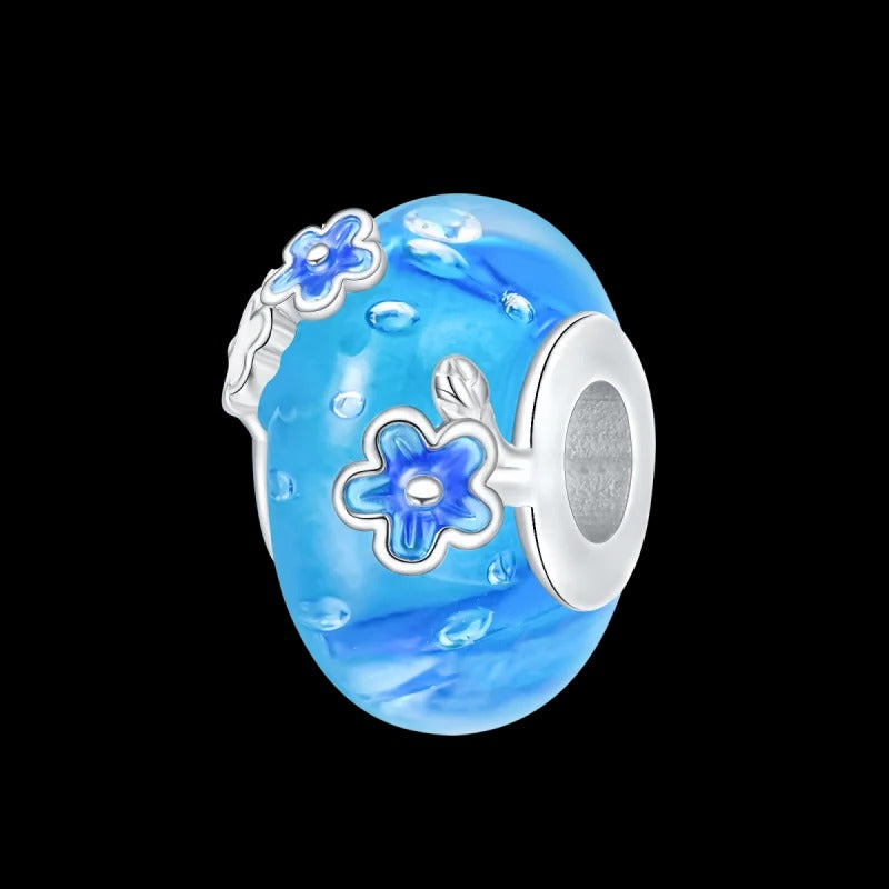 Blue Flowers Charm