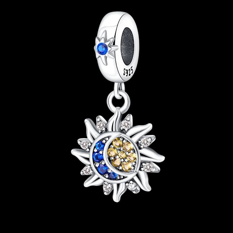 Moon and Sun Amulet Charm