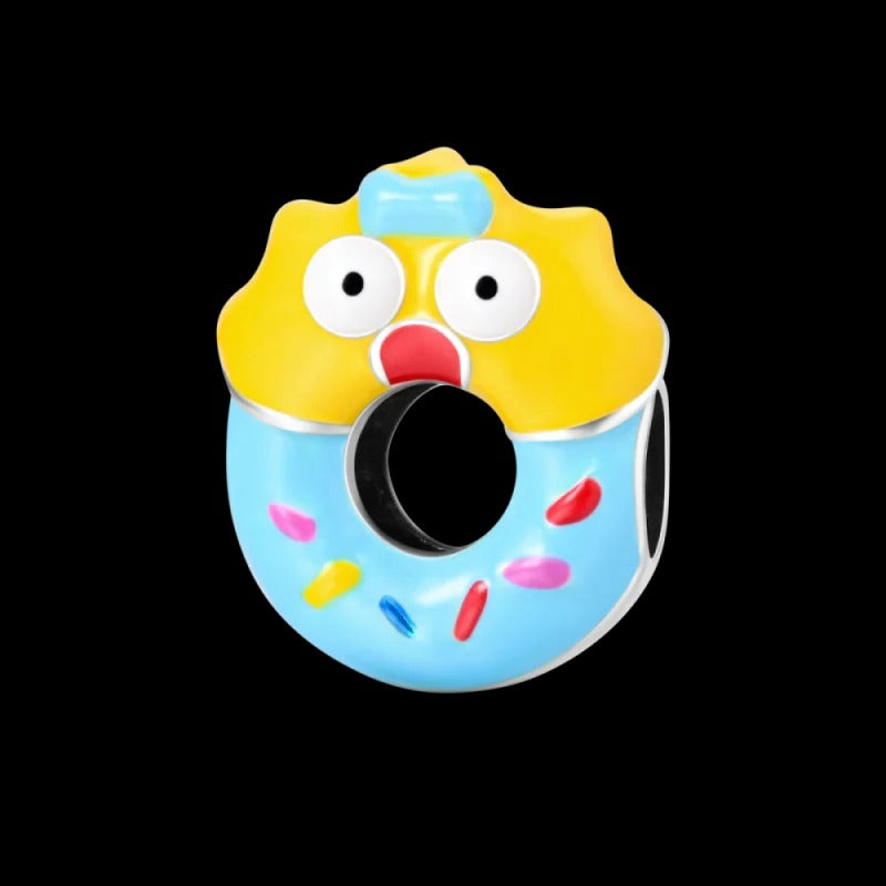 Maggie Simpson Donut Charm