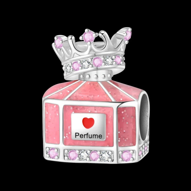 Perfume and Crown Charm