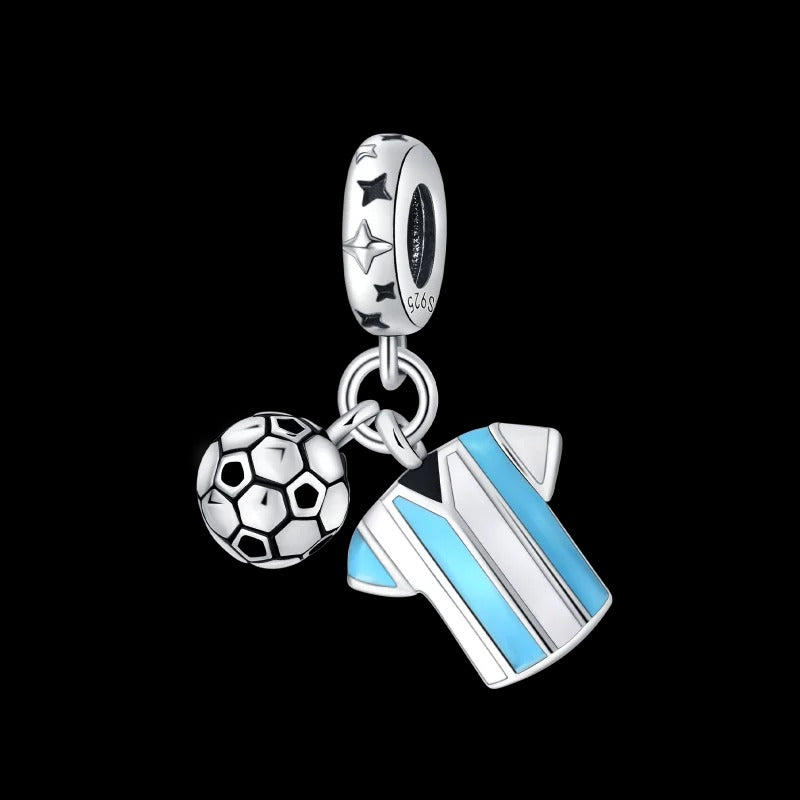 Soccer Ball and Jersey Charm