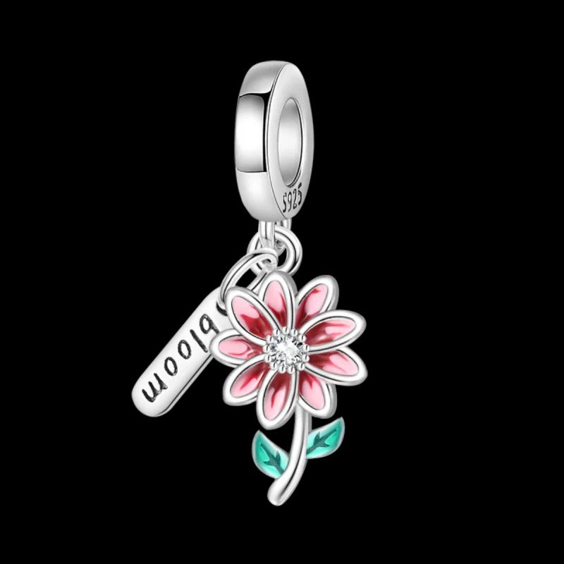 "Bloom" Flower Charm