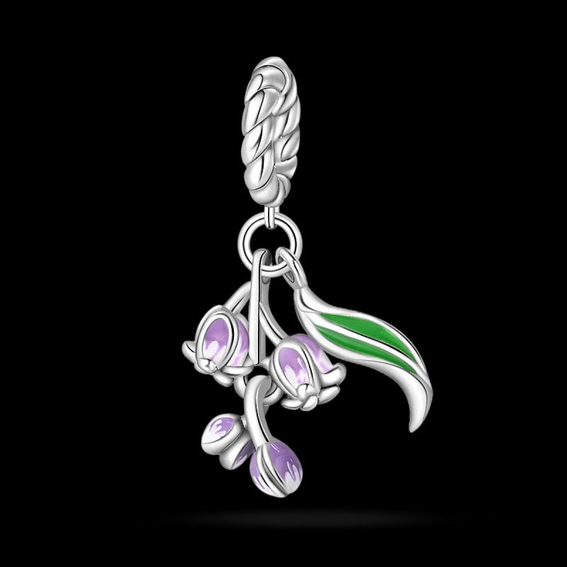 "Purple Tulips" Charm