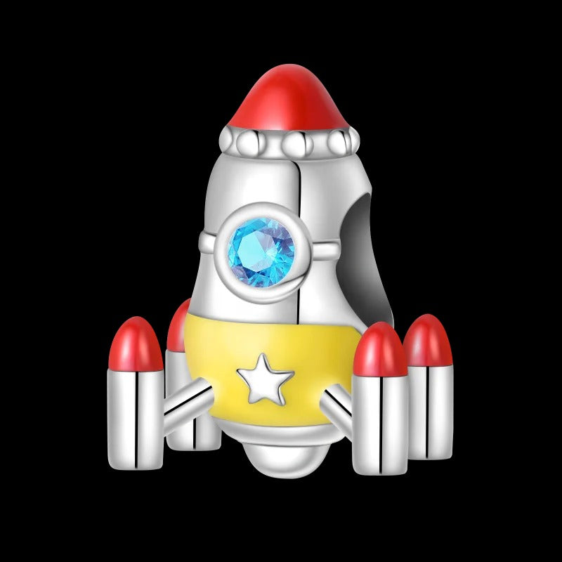 Space Rocket Charm