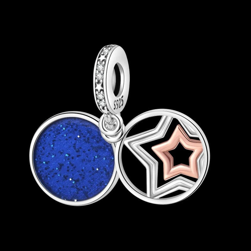 Space and Stars Amulet Charm