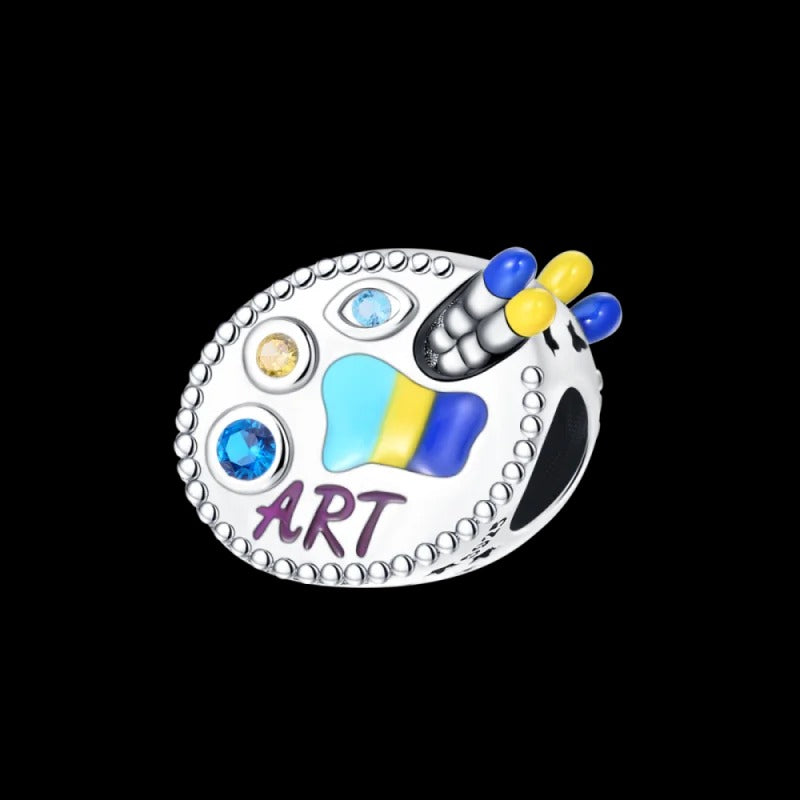 "Paint Palette 'Art' Charm"