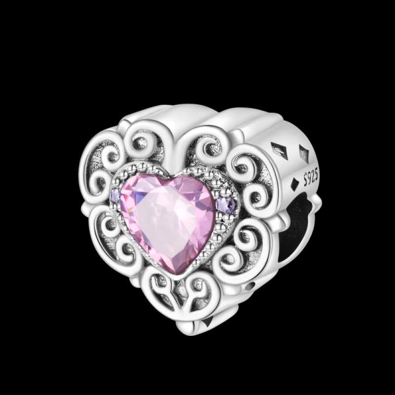 Handcrafted Pink Heart Charm