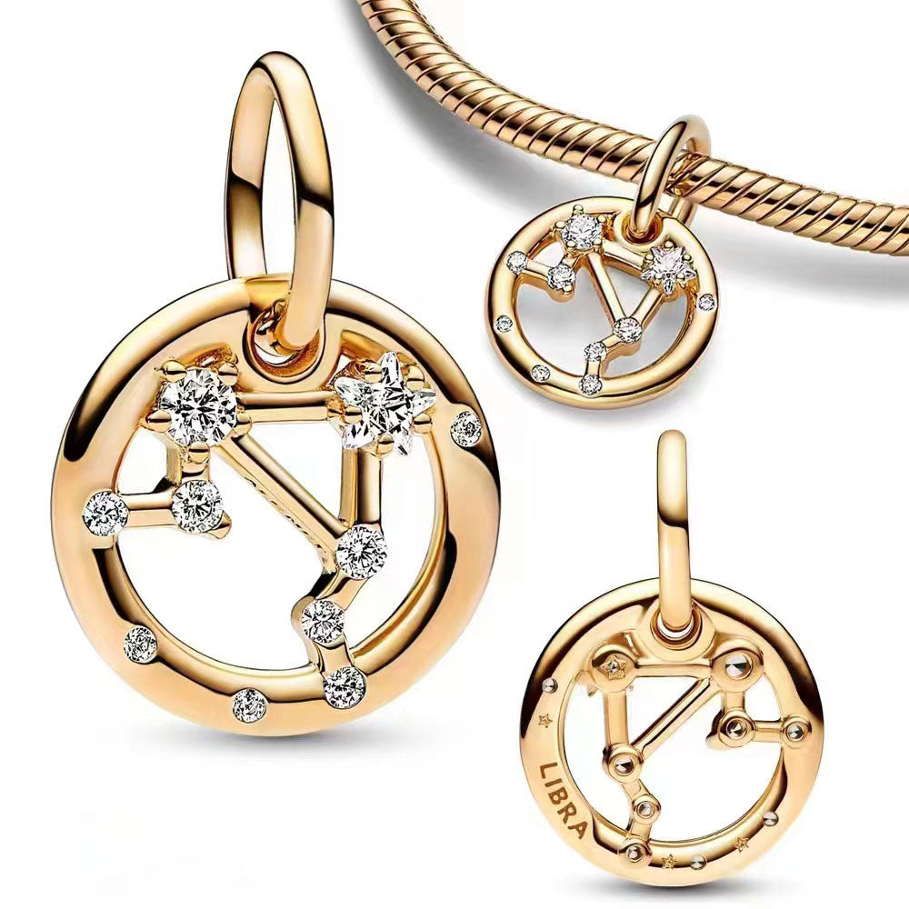 Libra Zodiac Constellation Charm