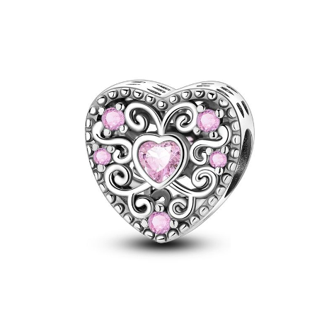 Heart "Love & Friendship" Charm